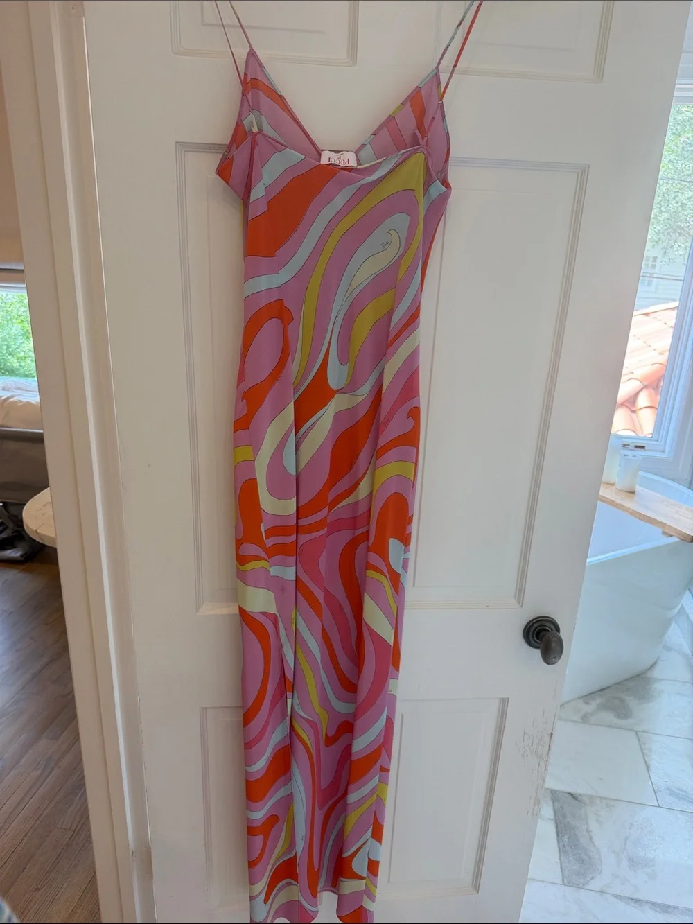 Pucci Marmo Print Silk Maxi Dress